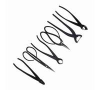 Generic Ensemble D'outils de de bonsaï, Pinces de en Acier de Haute qualité pour le Jardin et L'entretien du bonsaï, avec Sac Portable 6 Pièces