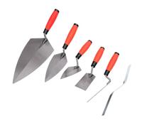 Generic Ensemble D'outils de Maçonnerie pour Projets de Maçonnerie Professionnels, Truelles Durables en Acier Inoxydable, Kit Complet de 6 Pièces, Idéal pour les Travaux de Construction