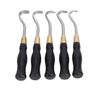 Generic Ensemble D'outils de Mise en Forme de bonsaï en Acier allié de qualité Supérieure pour la Sculpture Fine et L'élimination de L'écorce adapté aux Artistes 5 Pièces