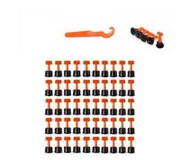 Generic Ensemble D'outils de Nivellement de Carrelage 150 Pièces, Crochets, Entretoises de Nivellement de Carrelage pour une Rénovation Murale Rapide et Facile