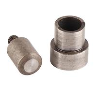 Generic Ensemble D'outils de Poinçonnage Creux pour L'artisanat du Cuir, Perforateur de Trous en Acier Durable pour Ceinture et Tissu 1.5-16mm 2 Pièces (14mm)