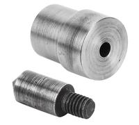 Generic Ensemble D'outils de Poinçonnage Creux pour L'artisanat du Cuir, Perforateur de Trous en Acier Durable pour Ceinture et Tissu 1.5-16mm 2 Pièces (9.0mm)