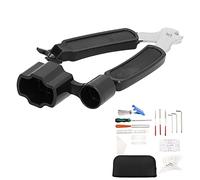 Generic Ensemble D'outils de Réparation de Guitare Portable, 25 Pièces, Fichiers Durables, Coupe-corde, Protecteur de Touche pour Mandolines Banjos avec Sac de Rangement