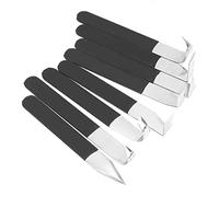 Generic Ensemble D'outils de Sculpture en Argile, Kit de Tête en Métal Durable pour Sculpter, Modelage, Grattage, 8 Pièces pour Sculpteurs et Artistes en Argile