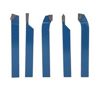Generic Ensemble D'outils de Tour à Pointe en Carbure, Outil de Tournage Durable pour le Travail des Métaux, pour Tours Généraux, 5 Pièces pour un Usage Domestique (12 * 12mm)