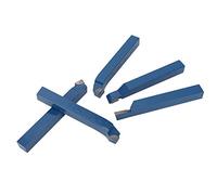 Generic Ensemble D'outils de Tournage de Tour à Pointe en Carbure, Corps en Acier Durable 45# pour les Tours à Métaux 8x8mm à 16x16mm 5 Pièces (16 * 16mm)