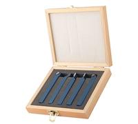 Generic Ensemble D'outils de Tournage de Tour à Pointe en Carbure, Corps en Acier Durable 45# pour les Tours à Métaux 8x8mm à 16x16mm 5 Pièces (10 * 10mm)