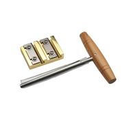 Generic Ensemble D'outils pour Violon, Outil pour Chevilles, Outil de Lutherie Facile à Utiliser, Outil pour Chevilles et Rouleaux, Jeu D'alésoirs D, or