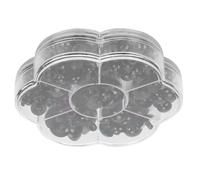Generic Ensemble D'yeux de sécurité Art Craft avec 184 Boutons de Couture en Forme de Champignon Noir, Développe L'imagination et la créativité pour les Amateurs de Bricolage