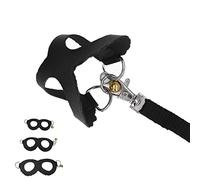 Generic Ensemble Harnais et Laisse pour Hamster en Cuir Souple, Confortable à Porter, Gilet de Marche pour Rat avec Cloches pour Fournitures pour Animaux de Compagnie, 3 Tailles pour Hamsters,