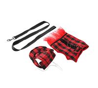 Generic Ensemble Harnais, Robe et Laisse pour Animal de Compagnie, Sangle de Marche Anti-Fuite pour Les Plaisirs d'été, Robe de Cochon Mignonne avec Bonnet pour Petits Animaux de Compagnie, (GXBD03