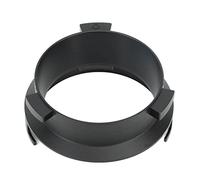 Generic Entonnoir de Dosage de Poudre, Alliage D 'aluminium 51 Mm Facile à Tasser Anneau de Poudre de Café. (BLACK)