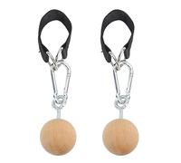Generic Entraîneur de Force de Bras de Balles de Traction en Bois pour Ensemble D'entraînement de Gymnastique à Domicile-poignée de Balle de Traction Durable pour la Famille et les Enfants