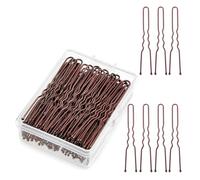Generic Épingles à Cheveux en U 300-900 Compte, Épingles à Cheveux Waved de 7 cm pour Coiffures avec Boîte pour Femmes, Dames, Filles
