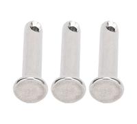 Generic Épingles de Chape, Broches de Charnière Round Clevis Pins Tête Plate 50pcs 304 ACIER INOXED LOCATION PIÈCES LINÉARES M6X25MM