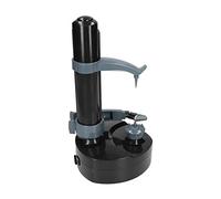 Generic Éplucheur de Pommes de Terre électrique, Outil de Cuisine Multifonction Automatique pour Fruits et Légumes, 2 Lames Incluses (BLACK)