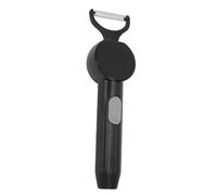 Generic Éplucheur de Pommes de Terre électrique sans Effort, Ensemble 3 en 1 pour la Cuisine, éplucheur de Fruits et Légumes Rechargeable pour Tout le Monde, Conception Portable (BLACK)