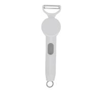 Generic Éplucheur de Pommes de Terre électrique sans Effort, Ensemble 3 en 1 pour la Cuisine, éplucheur de Fruits et Légumes Rechargeable pour Tout le Monde, Conception Portable (WHITE)
