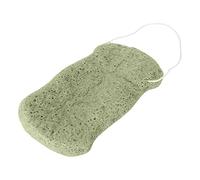 Generic Éponge Corporelle à Ondes Longues, Produit Naturel de Soin du Visage pour Peaux Sèches et Sensibles, Grande Taille (Vert long ondulé (sec))