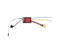 Generic ESC brossé 60A RC avec Rafale 320A, Contrôleur de Vitesse électronique avec Prise 2A Bec et XT60 pour Chenille RC 1/10 1/12