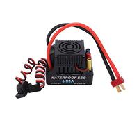 Generic ESC sans Balais pour Voiture RC 80A, Prise en T étanche avec Protection Multiple SBEC 6V 5A, pour Voiture Télécommandée 1/8 RC