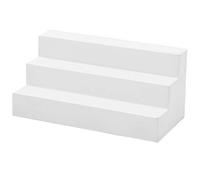 Generic Escalier Miniature en Bois Blanc raffiné pour Maison de Poupée 1:12, Accessoire de Jouet écologique pour Scène de Villa (marches Blanches)