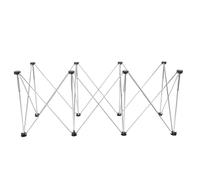 Generic Établi à 8 Pieds, Table Pliable en Acier Inoxydable, Charge de 800KG pour Couper Le Sac de Rangement Portable