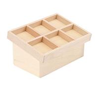 Generic Étagère à Fruits Miniature en Bois pour Maison de Poupée, Décor pour Meubles de Cuisine de Maison de Poupée 1:12, Jouet écologique pour Enfants (Casier à Fruits)