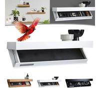 Generic Étagère murale avec compartiment secret, moderne, 1 compartiment, étagère murale avec rabat magique, idéale pour le salon ou le bureau