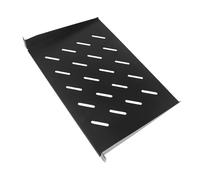 Generic Étagère Serveur 19 Pouces Plateau Réseau Cantilever Montage Universel Ventilé Acier Résistant Adaptée Au Matériel Informatique Salle Serveur Bureau, Profondeur 25 Cm