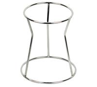 Generic Étagère Structure Stable Triangulaire, Accessoire Pratique en Entonnoir en Acier Inoxydable Argenté Ménager pour Pâtisserie Cuisine