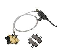 Generic Étalard de Brake de Frein Avant Avant, Acier Inoxydable avec Coussinets de Frein Disque Hydraulique Maître-cylindre étrier à Disque de de Maître pour Jetmomo