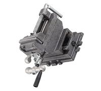 Generic Étau D'établi Corps de Serrage de 3 Pouces, étau D'établi Plat croisé pour Perceuse et Fraiseuse, Matériau Mâchoires en Acier 45#