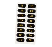 Generic Étiquettes de poids pour salle de sport,