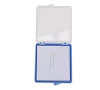 Generic Étui à Aiguilles avec Couvercle Transparent, Conception Magnétique pour Coudre, Rangement D'épingles à Tricoter, Cadeau Pratique pour les Artisans (BLUE)