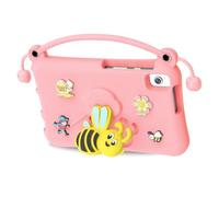 Generic Étui Antichoc pour Tablette avec Support d'abeille, adapté aux Enfants, pour Tab A9 Plus, étui Léger et Lavable de 11 Pouces (Rosâtre)