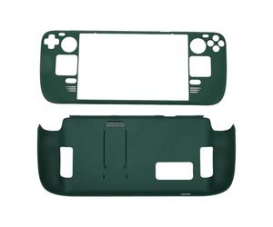 Generic Étui avec Béquille Steam Deck, Ajustement Précis pour Steam Deck, avec Béquille PC Robuste et Coque Antichoc, Protection Complète du Corps contre les Chutes pour les Joueurs (GREEN)