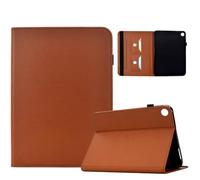 Generic Étui compatible avec Samsung Galaxy Tab S10 FE Plus 13.1 SM-X620 X626B (couleur : marron) Étui à rabat en cuir intelligent avec support uni
