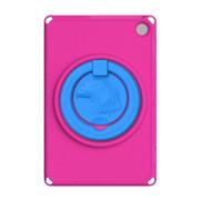 Generic Étui de Protection Antichoc 11 Pouces avec Poignée Rotative pour Lire et Regarder, Protecteur EVA Léger pour Les Utilisateurs de Tablettes (Rose Rouge)
