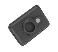 Generic Étui de Protection en Cuir de qualité Supérieure avec Porte-Carte Magnétique pour, pour Localisateur iOS 2 en 1, Design Compact et Portable pour Hommes et Femmes, 3,9 X 2,8 X 0,4 Pouces