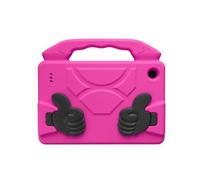 Generic Étui de Protection pour Tablette EVA, Léger et Résistant aux Chocs, avec Béquille et Poignée Uniques, pour Enfants, Utilisation en Extérieur, 8,31 X 6,89 Pouces (Rouge rosé)
