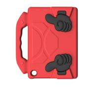 Generic Étui de Protection pour Tablettes en EVA Souple, Résistant aux Chocs, pour 11, Lavable avec Poignée Rotative, Léger et Portable (Rouge)