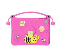 Generic Étui de Protection Résistant aux Chocs avec Support pour 10.2/Air 3/Pro 10.5, Housse de Tablette Lavable (Rose Rouge)