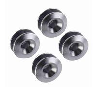 Generic Étui de Rangement de Flèche Pratique, Jeu de Boulons D'anneau de Pare-chocs en Alliage D'aluminium de Voiture pour Pare-chocs Avant et Arrière (GRAY)