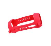 Generic Étui de Rangement pour Haut-Parleur Pulse 4, avec Bandoulière et Crochet d'escalade, Matériau en Silicone Noir (Rouge)