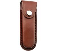 Generic Étui en Cuir pour Couteau de Poche à Lame Pliante, étui en Cuir avec Fermeture à Pression et Boucle de Ceinture, Pochette de Poche EDC