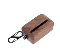 Generic Étui pour écouteurs sans Fil Gemini II, Housse de Protection en Bois de Noyer Fait à la Main, Accessoires de Voyage