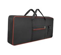 Generic Étui pour Piano électrique 61 Touches, Housse de Transport épaisse avec Poche, étui de Transport Portable, Sac à Main pour Spectacle, Concert, ROUGE