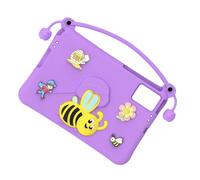 Generic Étui pour Tablette Antichoc avec Support en Forme d'abeille, Housse en Mousse EVA Lavable pour Tablettes, 11 Pouces, Idéal pour Regarder des Films et Lire en Mains Libres (Purple)