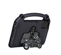 Generic Étui pour Tablette en Mousse EVA Résistant aux Chocs avec Support de Moto pour Enfants, Protection Complète pour Tab S9/S8/S7, Pad 6/5, Pad, SE - Portable et Lavable (Black)